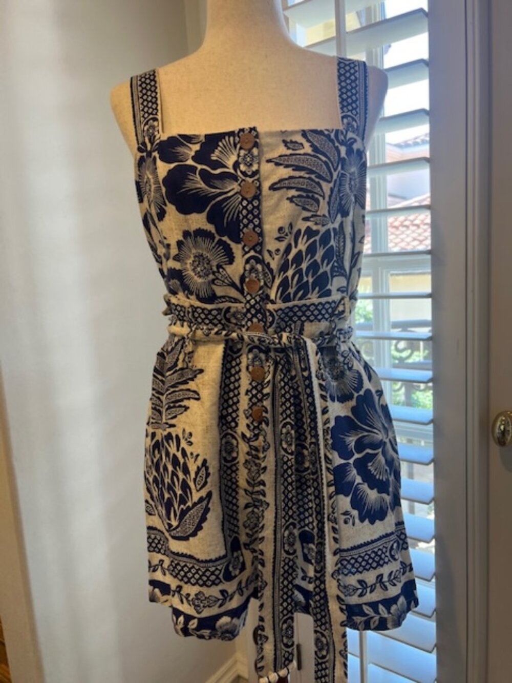 Farm Rio Printed short Romper Jumpsuit, Womens, New with Tags, Size Medium